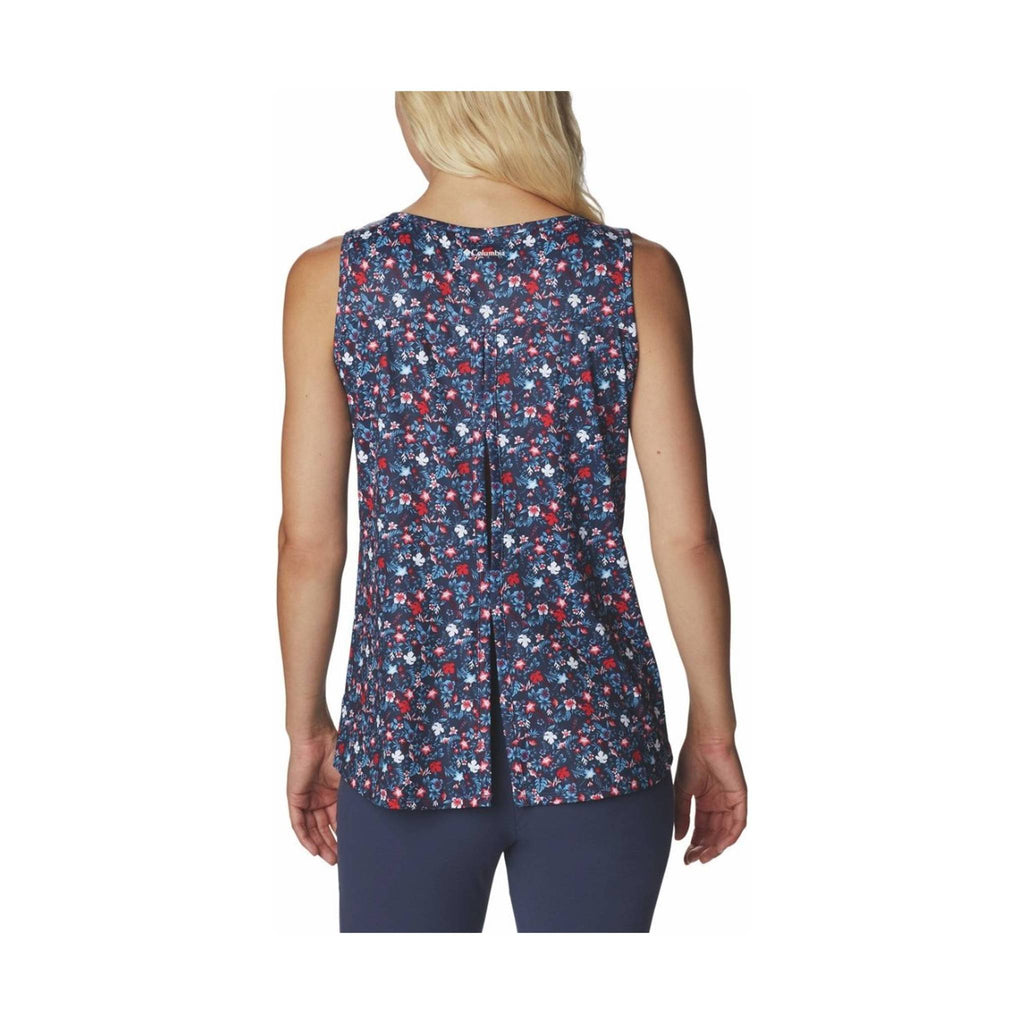 Columbia Women's Chill River Tank - Nocturnal/Mini Hibiscus - Lenny's Shoe & Apparel