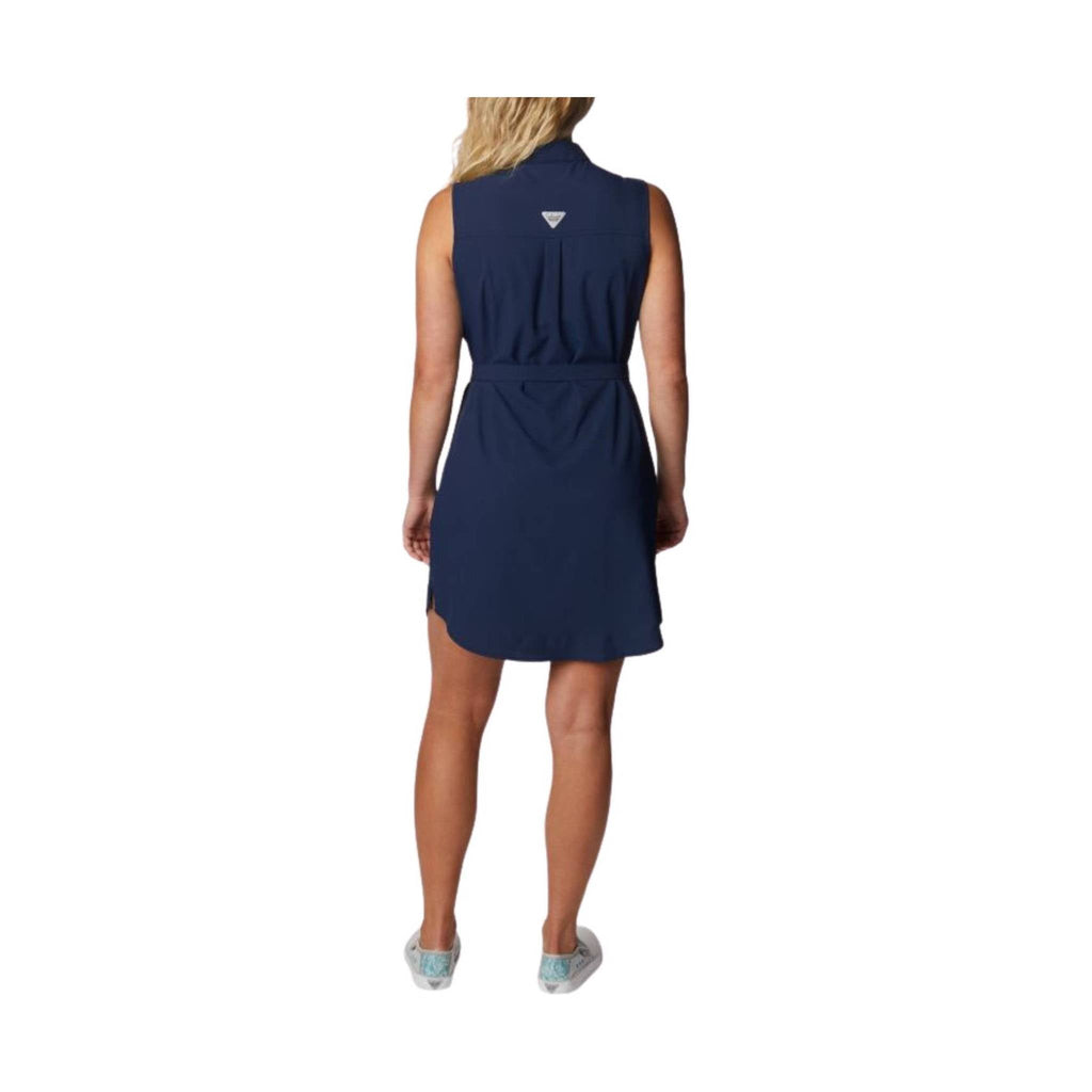 Columbia Women's PFG Sun Drifter Woven Dress II - Collegiate Navy - Lenny's Shoe & Apparel