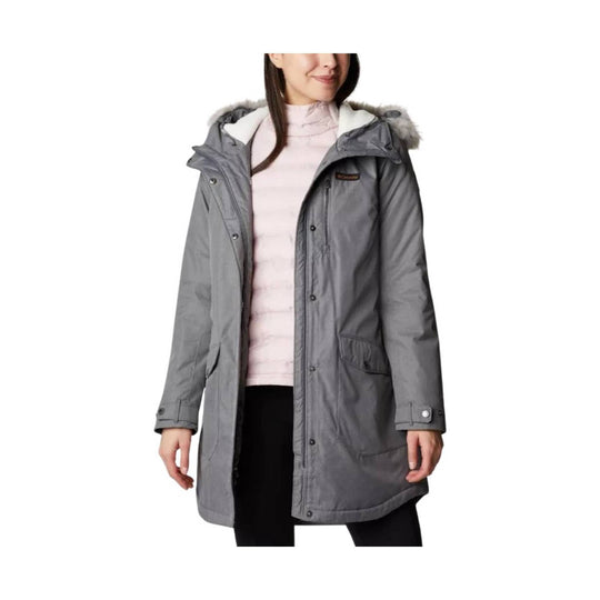 Columbia Women's Suttle Mountain Long Insulated Jacket - City Grey - Lenny's Shoe & Apparel