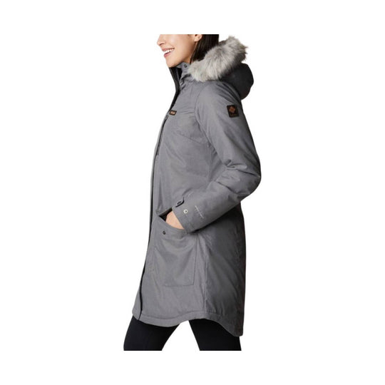 Columbia Women's Suttle Mountain Long Insulated Jacket - City Grey - Lenny's Shoe & Apparel