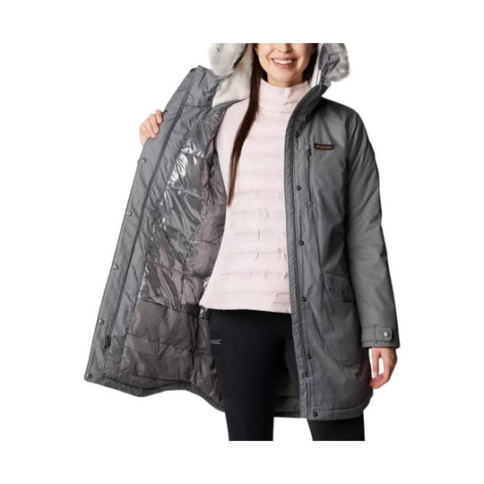 Columbia Women's Suttle Mountain Long Insulated Jacket - City Grey - Lenny's Shoe & Apparel