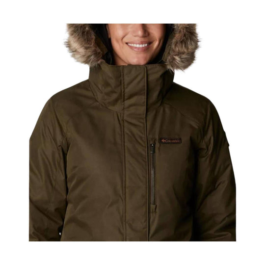Columbia Women's Suttle Mountain Long Insulated Jacket - Olive Green - Lenny's Shoe & Apparel