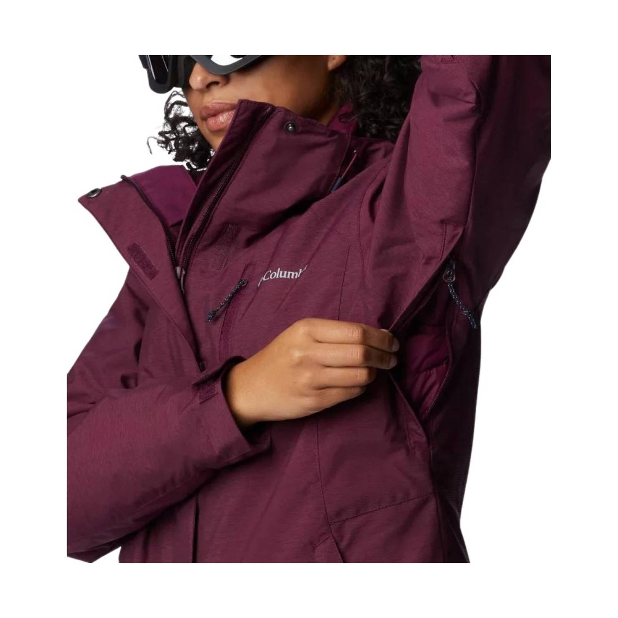 Columbia Women's Whirlibird IV Interchange Jacket - Marionberry Crossdye