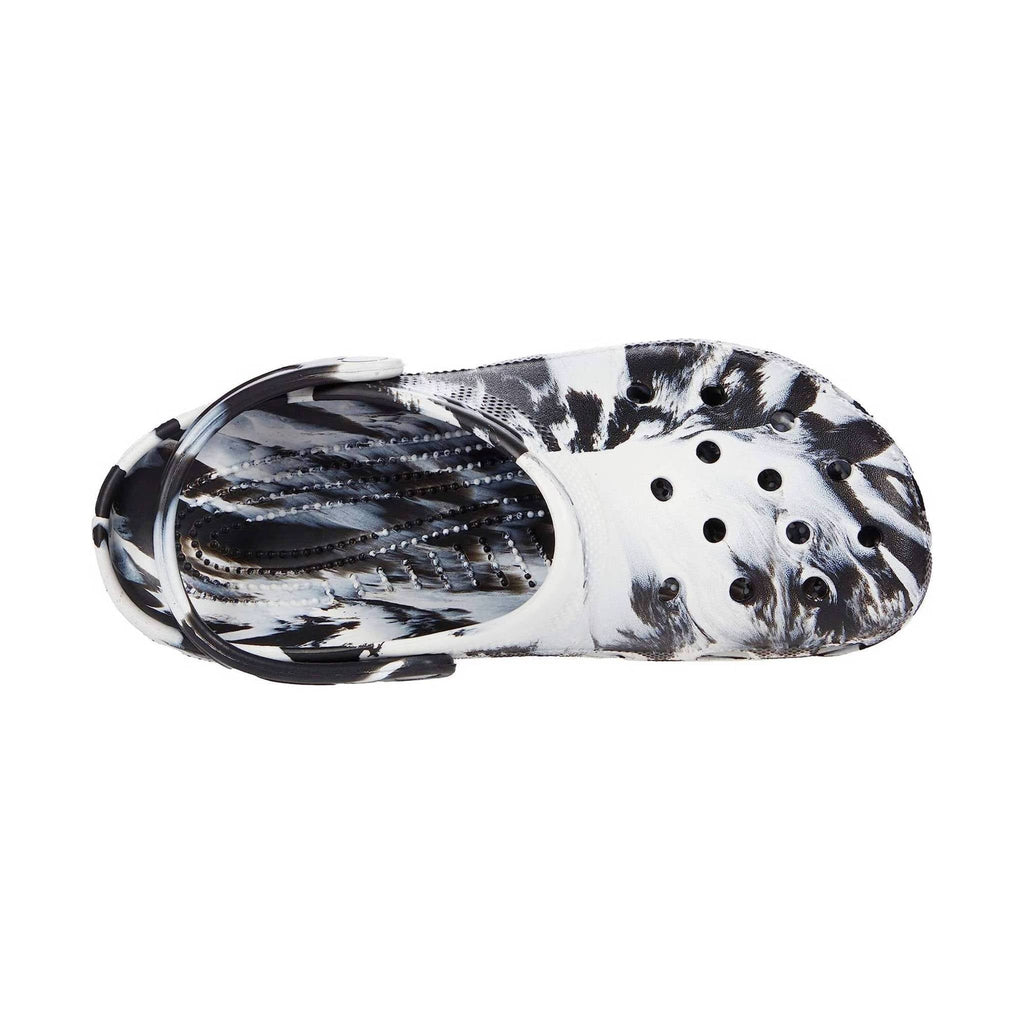 Crocs Classic Clog - Marbled White/Black - Lenny's Shoe & Apparel