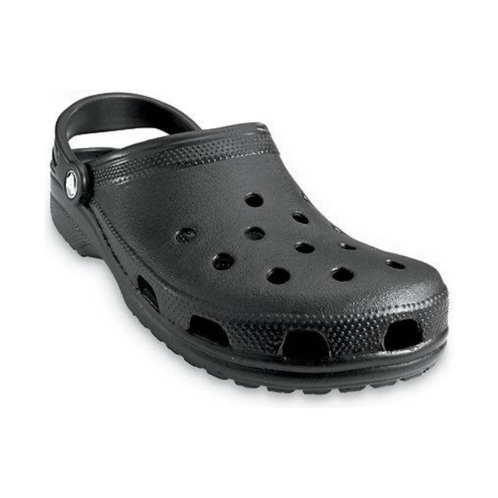 Crocs Classic Clog|Comfortable Slip On Casual Water Shoe, Black, 12 M US  Women / 10 M US Men