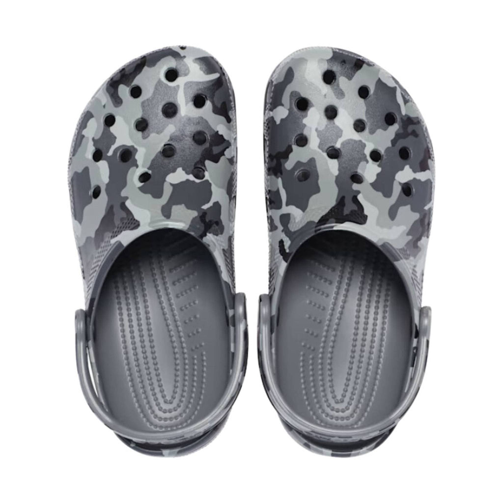 Crocs Classic Clogs - Camo Slate Grey - Lenny's Shoe & Apparel