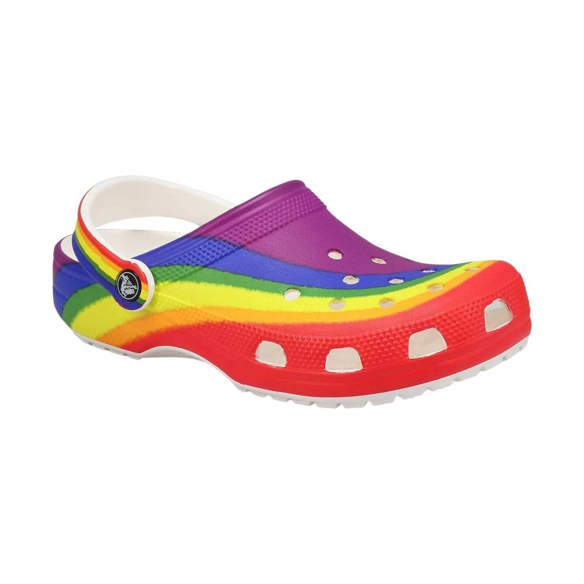 Crocs Women's Classic Rainbow Dye Clog