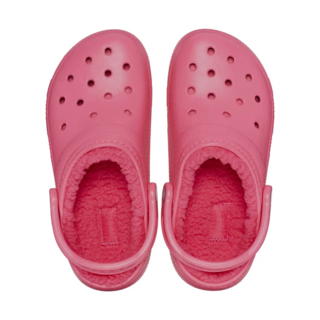 Crocs Classic Fuzz-Lined Clog - Hyper Pink - Lenny's Shoe & Apparel