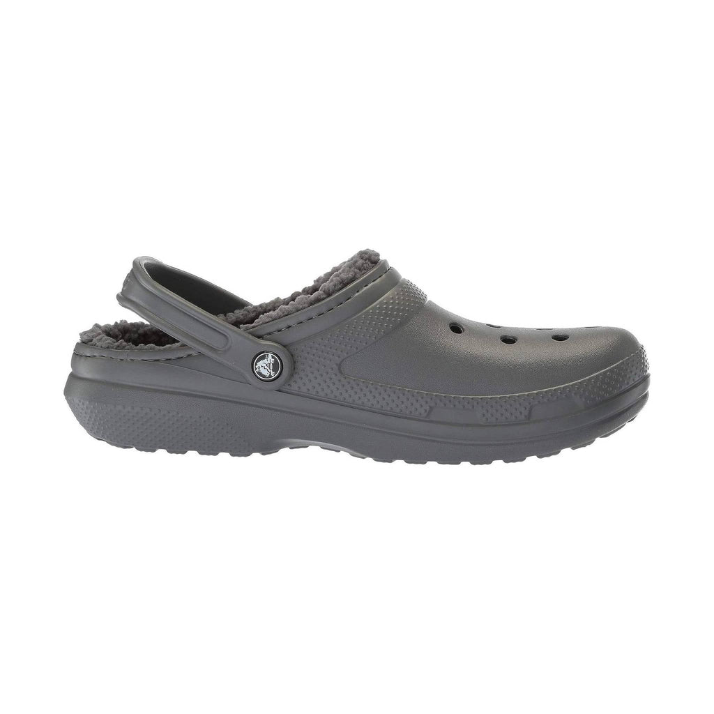 Crocs Classic Fuzz Lined Clog - Slate Grey/Smoke - Lenny's Shoe & Apparel