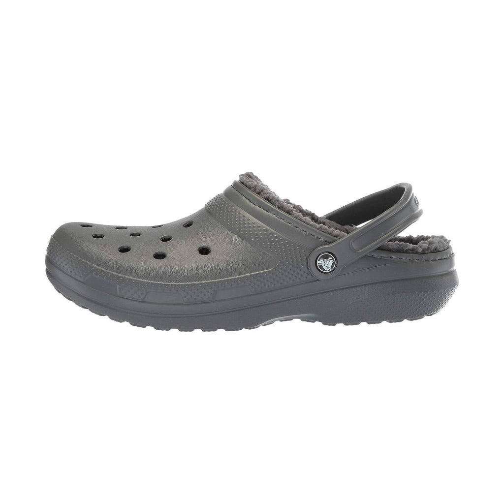 Crocs Classic Fuzz Lined Clog - Slate Grey/Smoke - Lenny's Shoe & Apparel