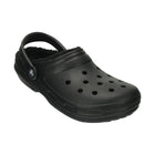 Crocs Classic Fuzz-Lined Clogs - Black - Lenny's Shoe & Apparel