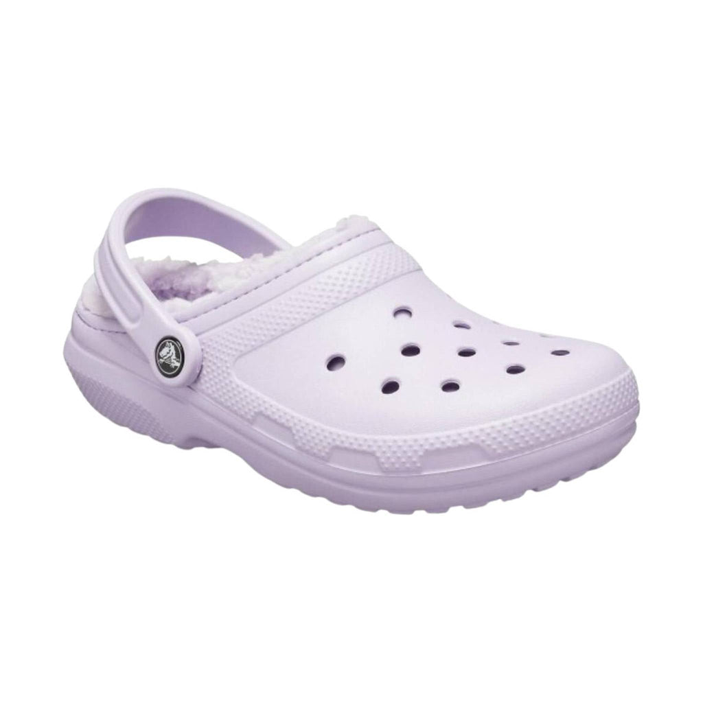 Crocs Classic Fuzz-Lined Clogs - Lavender - Lenny's Shoe & Apparel