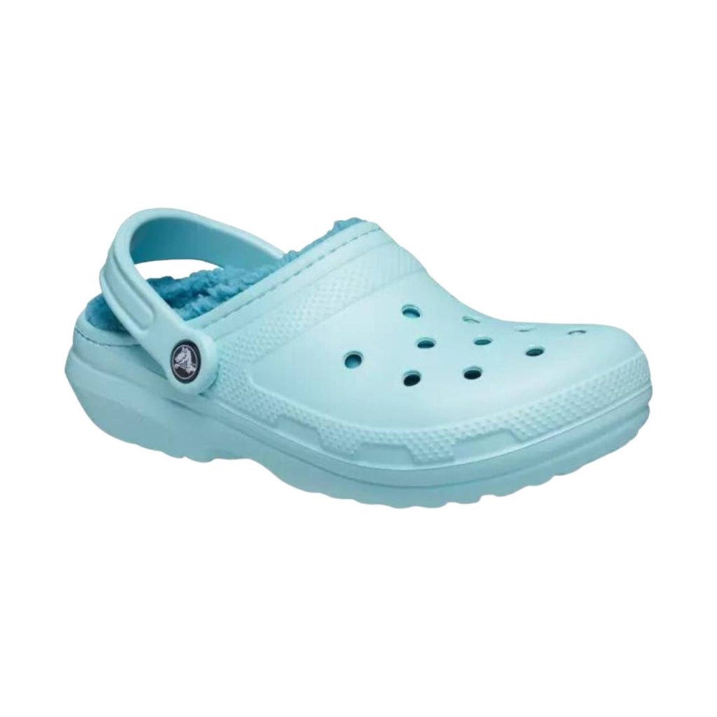 Crocs Classic Fuzz-Lined Clogs - Pure Water - Lenny's Shoe & Apparel