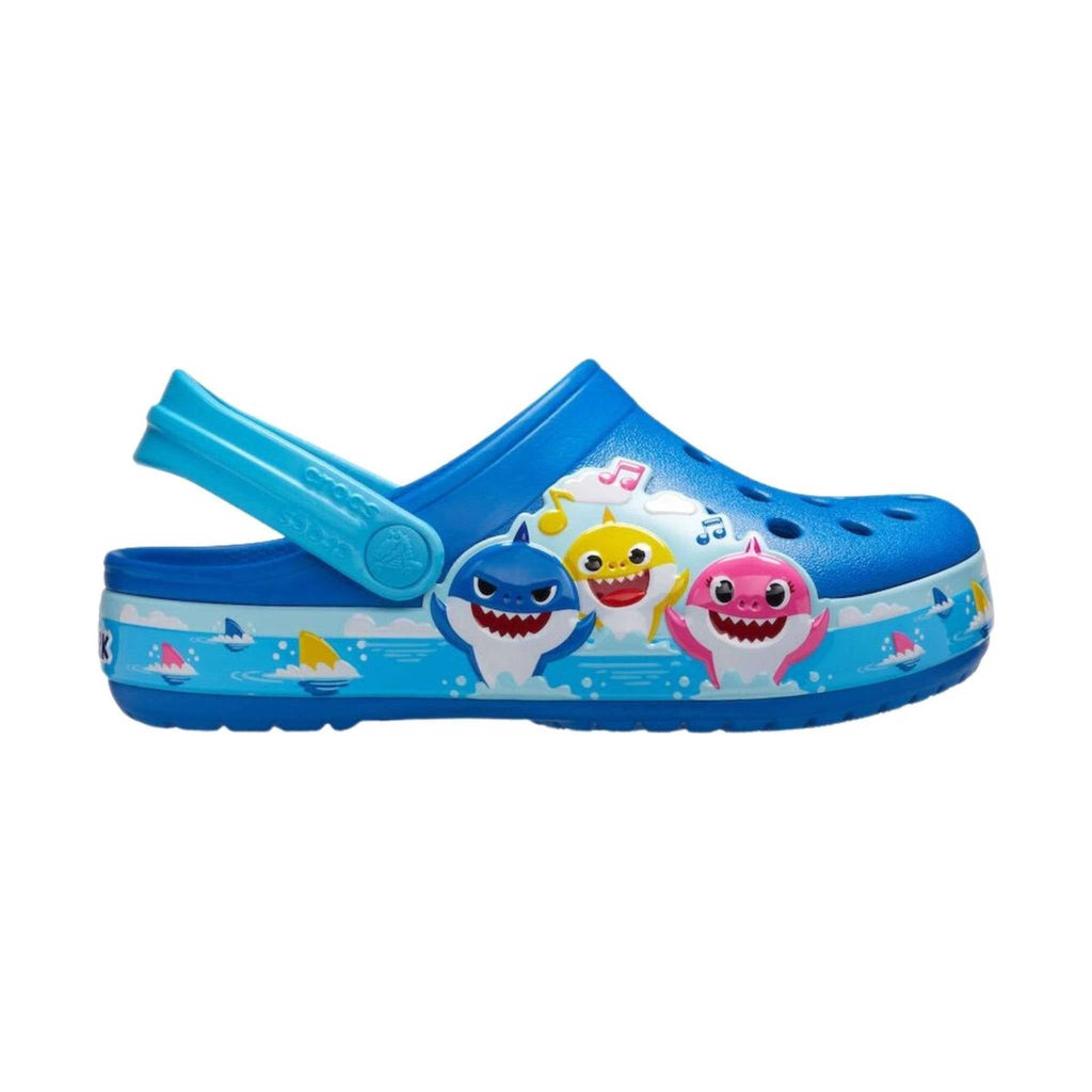 Crocs Kids' Classic Clog Baby Shark - Bright Cobalt - Lenny's Shoe & Apparel