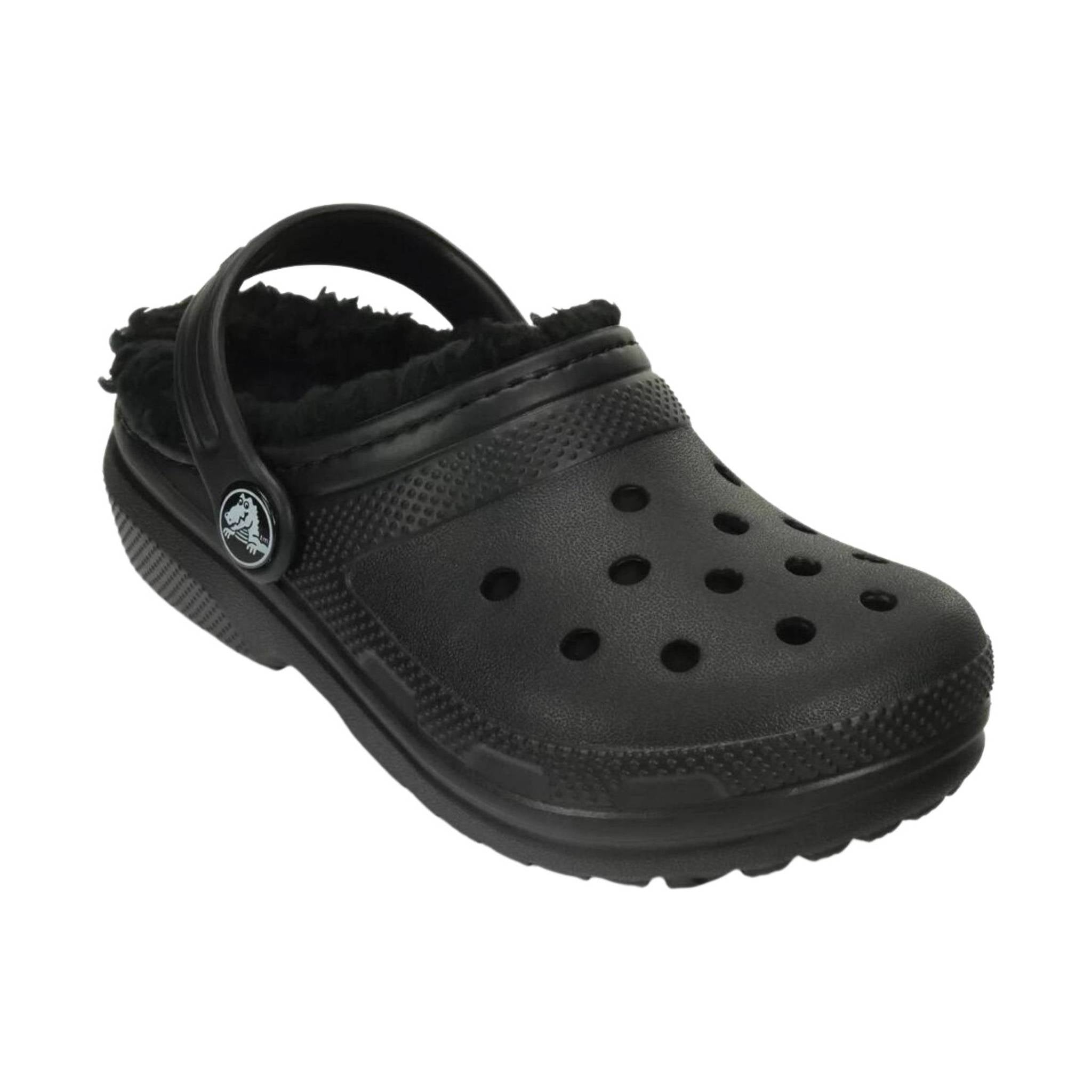 Nominering reparatøren Farmakologi Crocs Kids' Classic Fuzz-Lined Clogs - Black/Black – Lenny's Shoe & Apparel