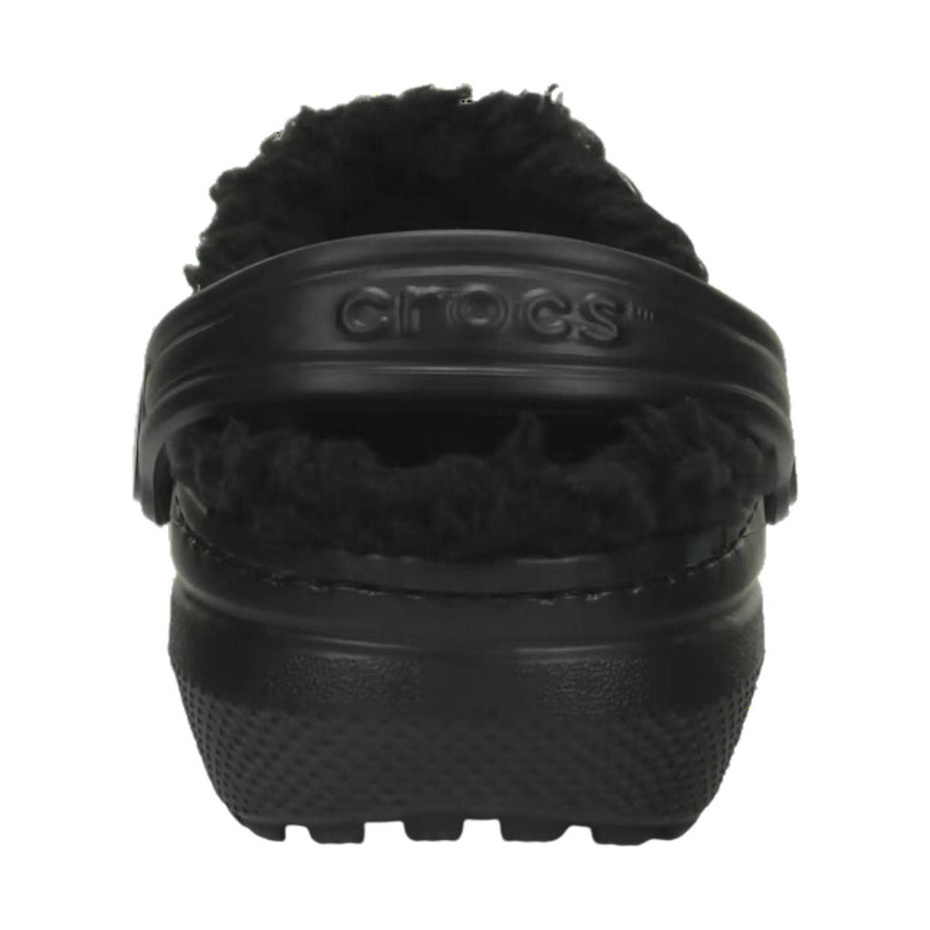 Crocs Toddler Classic Fuzz Lined Clog - Black - Lenny's Shoe & Apparel