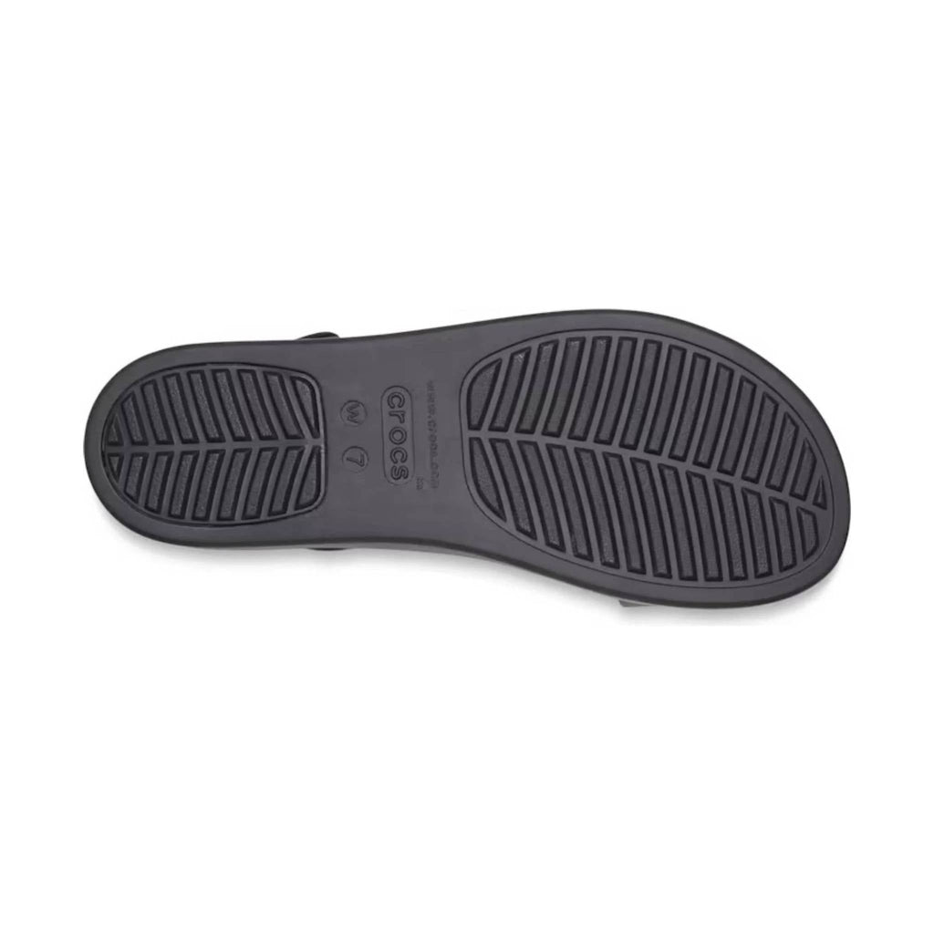 Crocs Women's Brooklyn Low Wedge Sandal - Black - Lenny's Shoe & Apparel