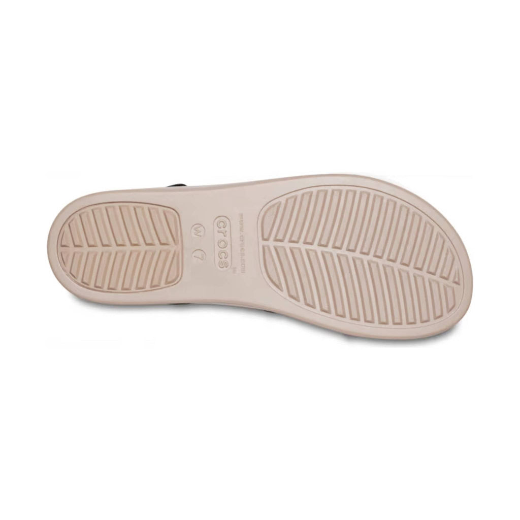 Crocs Women's Brooklyn Low Wedge Sandal - Black/Mushroom - Lenny's Shoe & Apparel