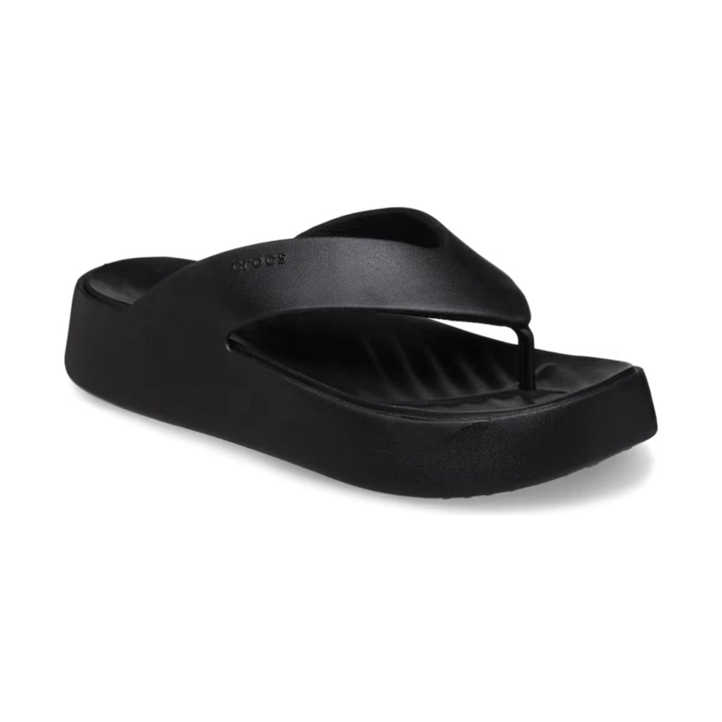 Crocs Women's Getaway Platform Flip Flop - Black - Lenny's Shoe & Apparel