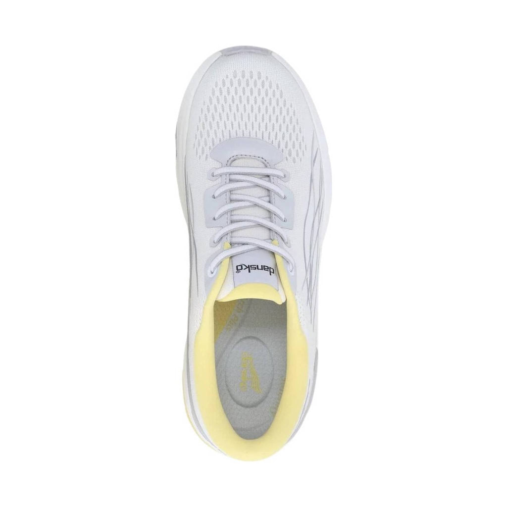 Dankso Women's Pace - White/Yellow - Lenny's Shoe & Apparel