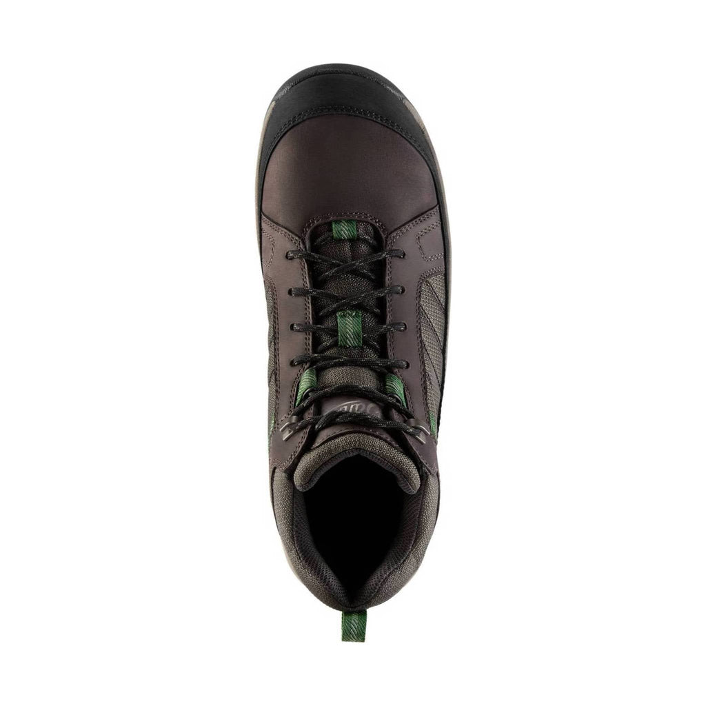 Danner Men's Riverside 4.5 Inch Steel Toe Work Shoe - Brown/Green - Lenny's Shoe & Apparel