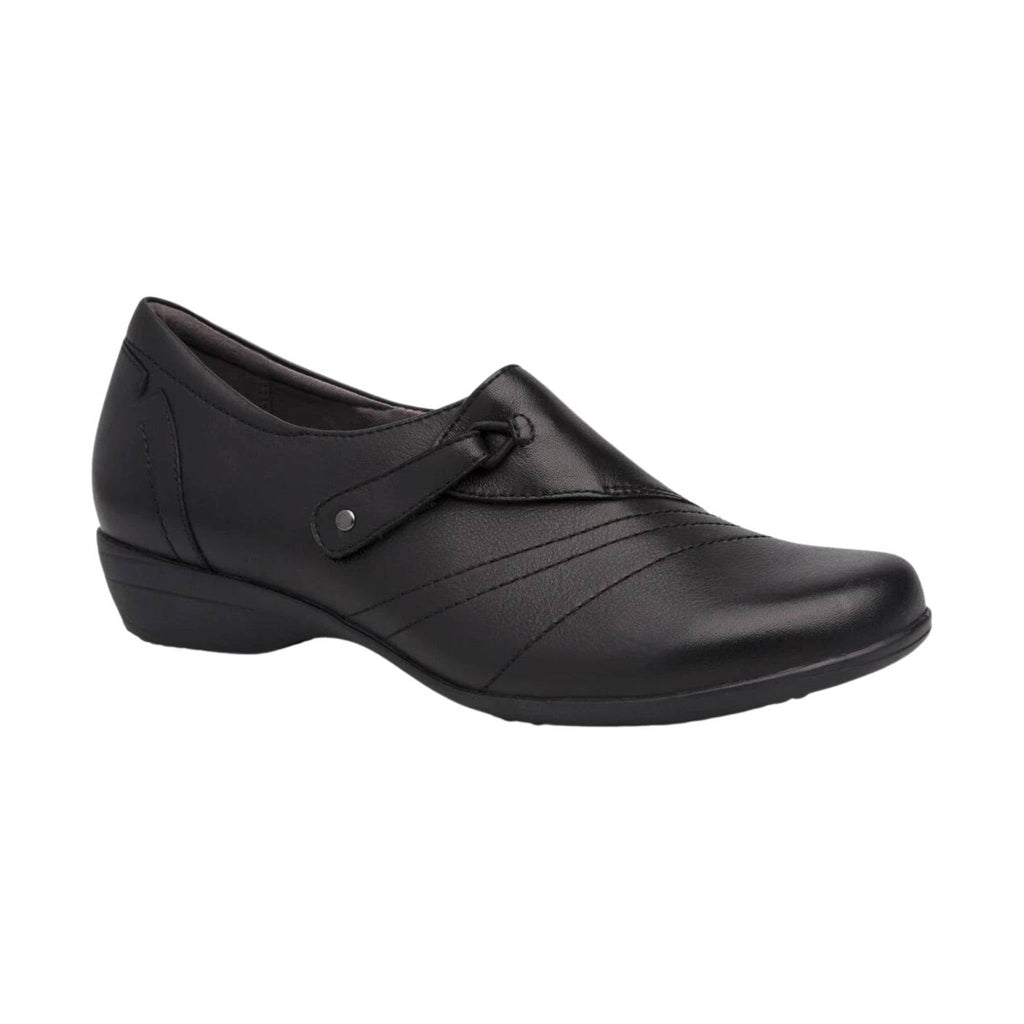 Dansko Women's Franny Shoe - Black Milled Nappa - Lenny's Shoe & Apparel