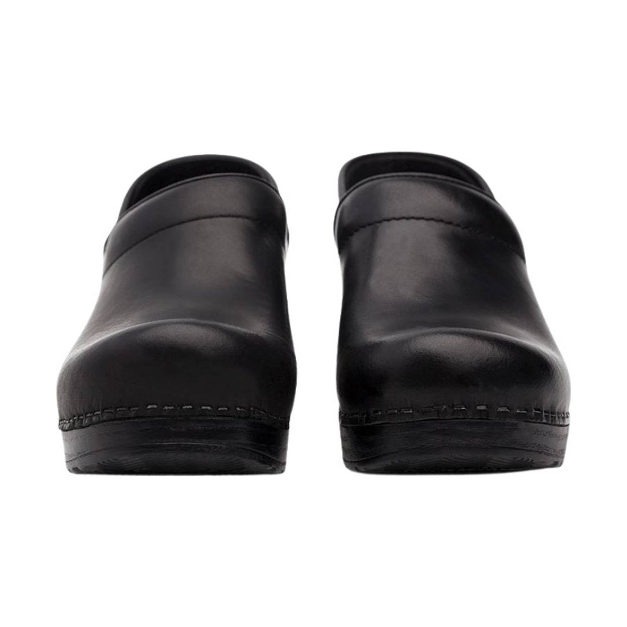 Dansko leather preloved clogs Dansko Clogs Size 36 Black gold Leather Nurses Slip on Shoes  main image 4