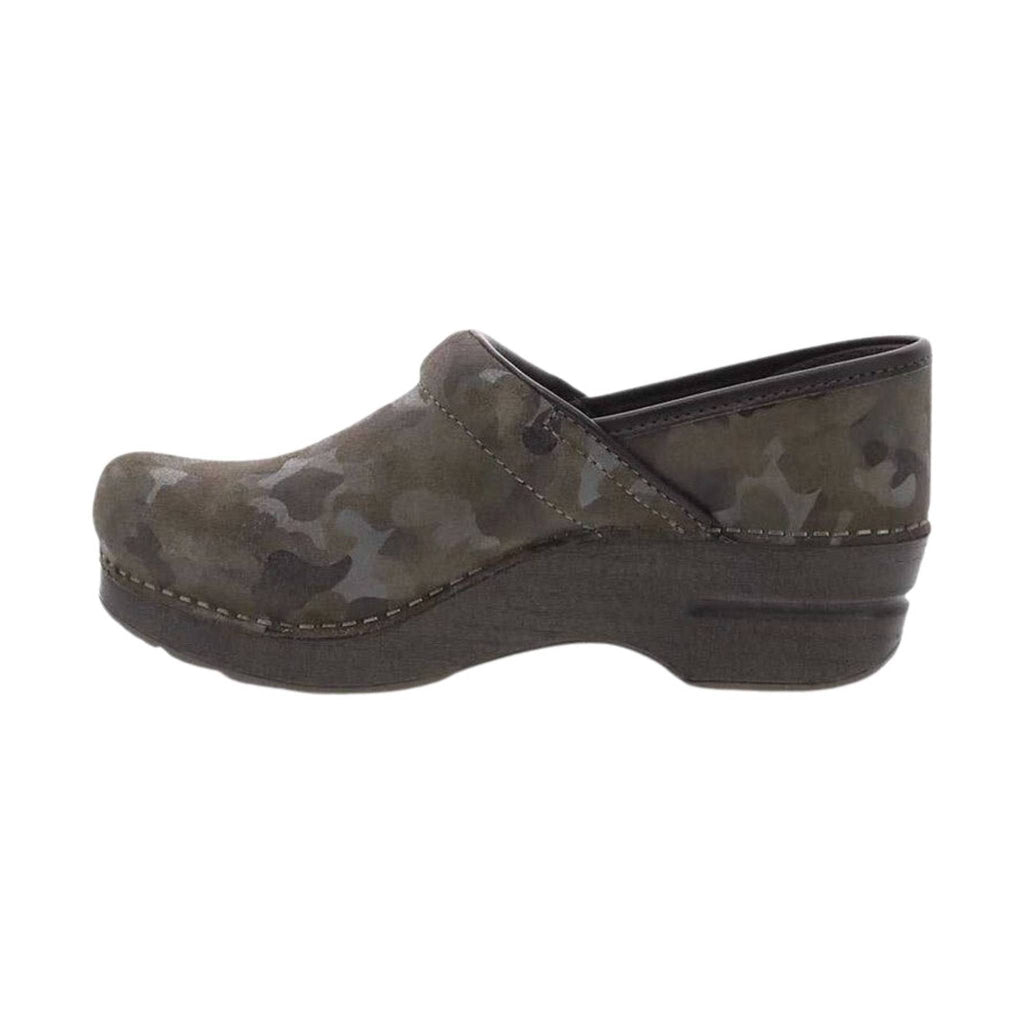 Dansko Women's Professional Clogs - Camo Suede - Lenny's Shoe & Apparel
