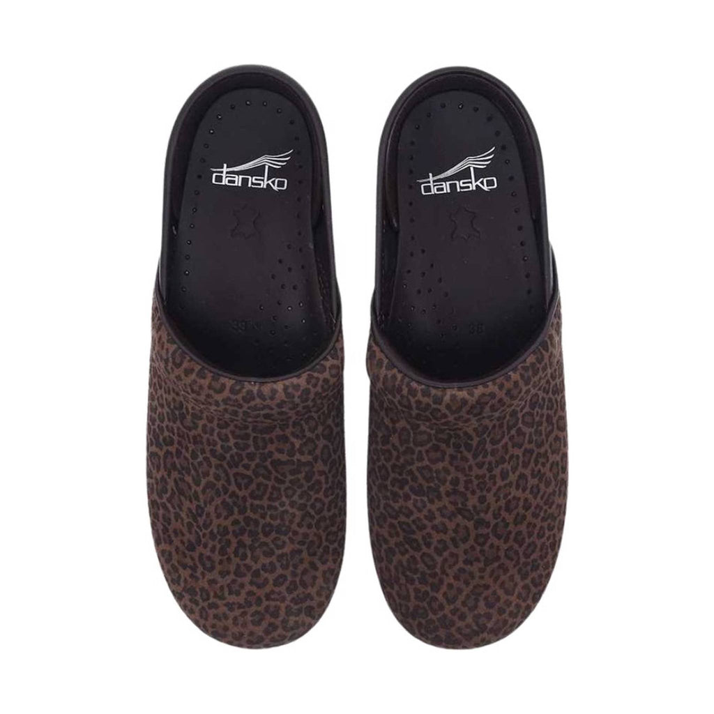 Dansko Women's Professional - Mini Leopard Suede - Lenny's Shoe & Apparel