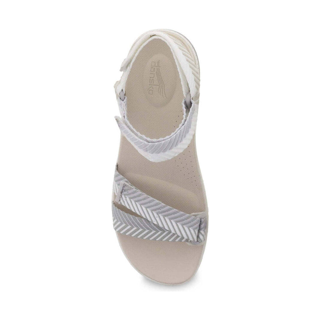 Dansko Women's Racquel Sandal - Sand Herringbone Webbing - Lenny's Shoe & Apparel