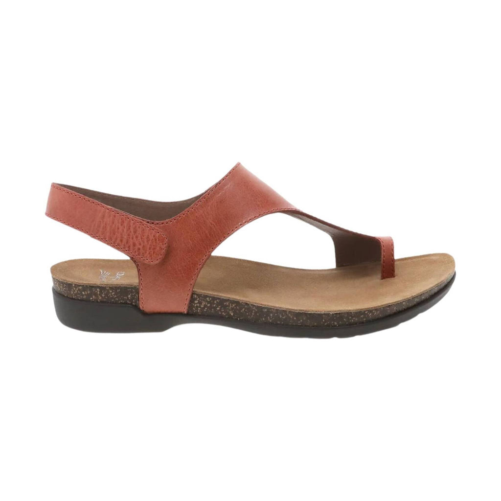 Dansko Women's Reece Sandal - Orange Waxy Burnished - Lenny's Shoe & Apparel
