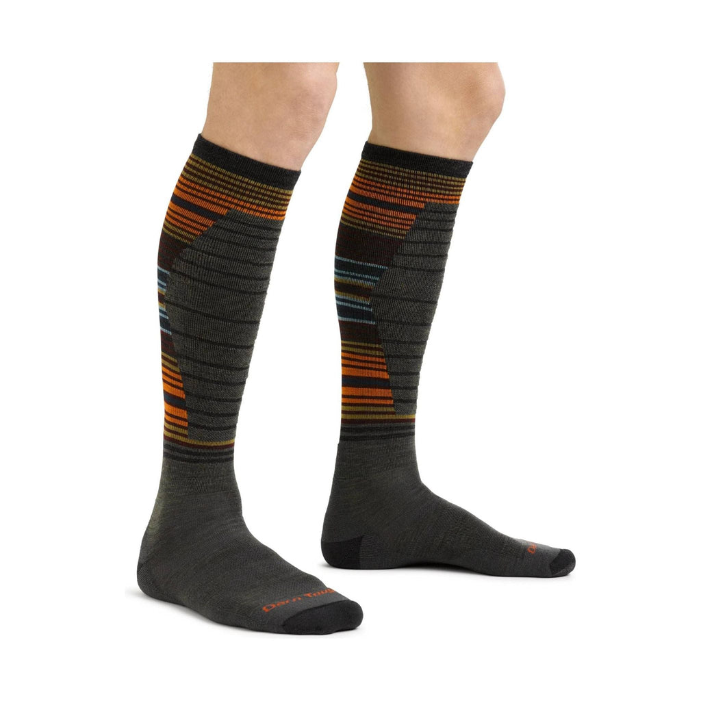 Darn Tough Vermont Men's Backwoods Over The Calf Lightweight Ski and Snowboard Sock - Forest - Lenny's Shoe & Apparel