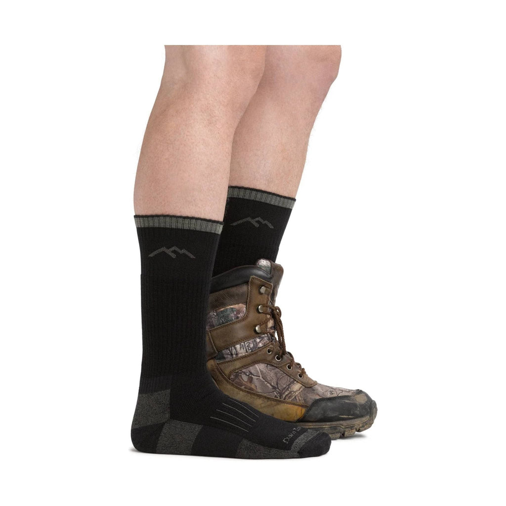 Darn Tough Vermont Men's Boot Full Cushion Midweight Hunting Sock - Charcoal - Lenny's Shoe & Apparel