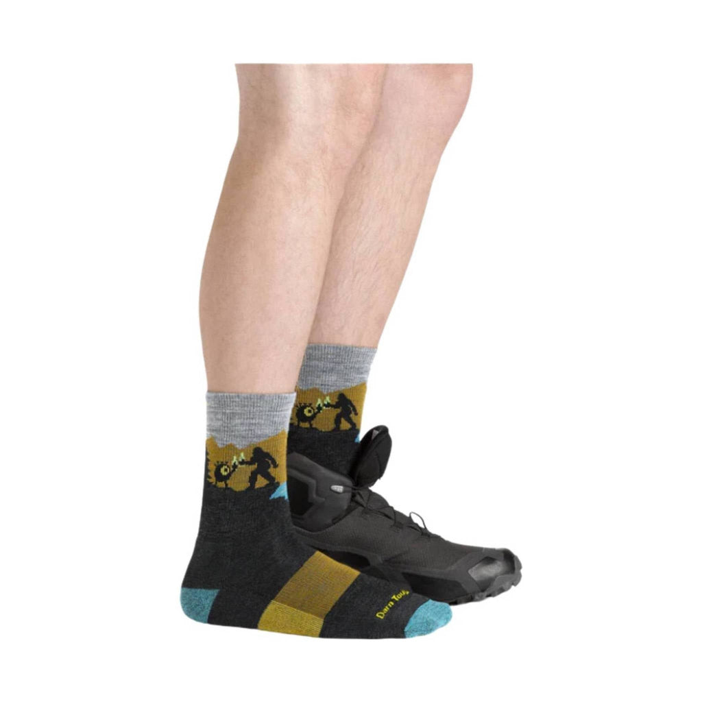 Darn Tough Vermont Men's Close Encounters Micro Crew Midweight Hiking Sock - Charcoal - Lenny's Shoe & Apparel