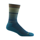 Darn Tough Vermont Men's Frequency Crew Lightweight Lifestyle Sock - Dark Teal - Lenny's Shoe & Apparel