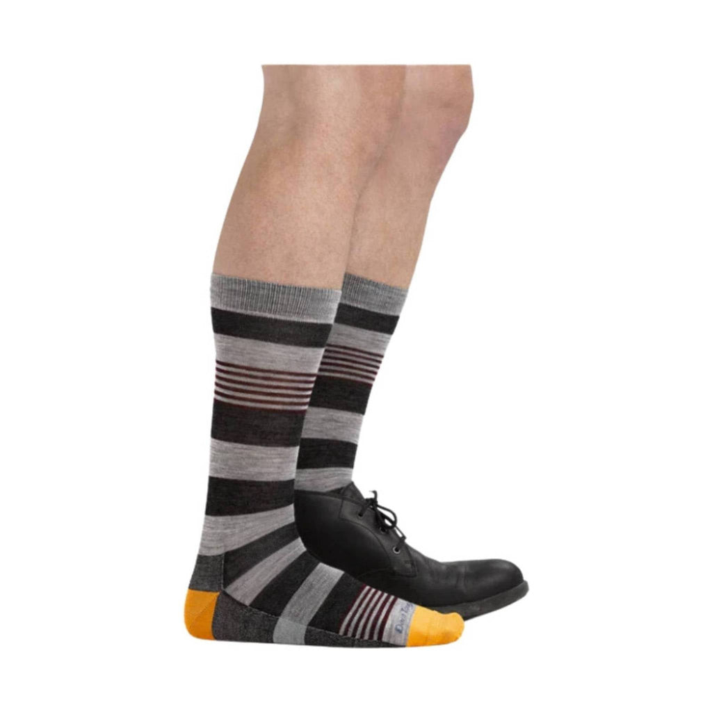 Darn Tough Vermont Men's Oxford Crew Lightweight Lifestyle Sock - Gray - Lenny's Shoe & Apparel