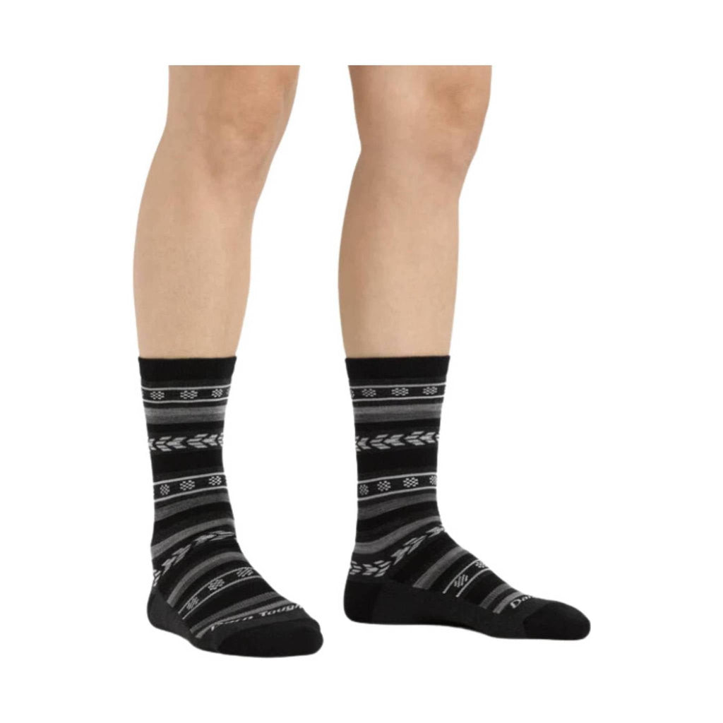 Darn Tough Vermont Women's Bronwyn Crew Lightweight Lifestyle Sock - Black - Lenny's Shoe & Apparel
