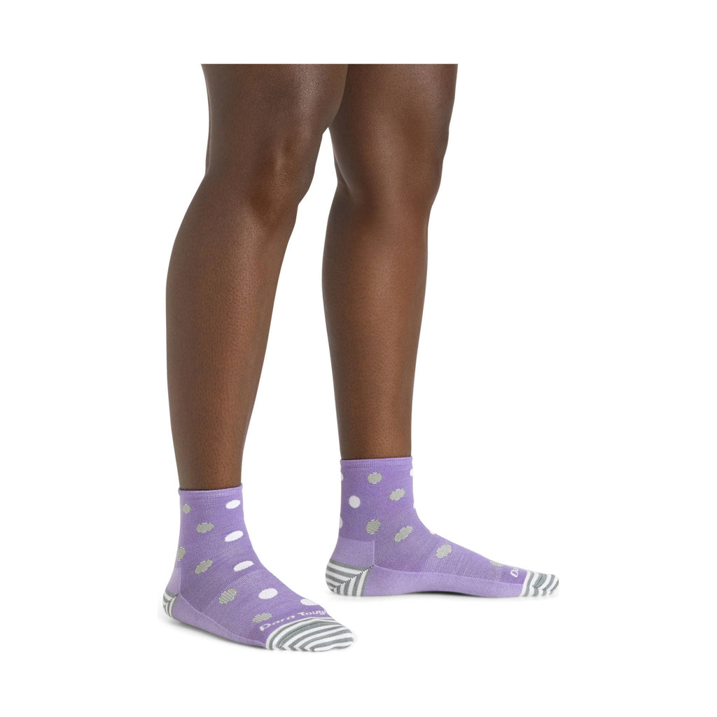 Darn Tough Vermont Women's Dottie Shorty Lightweight Lifestyle Sock - Lavender - Lenny's Shoe & Apparel