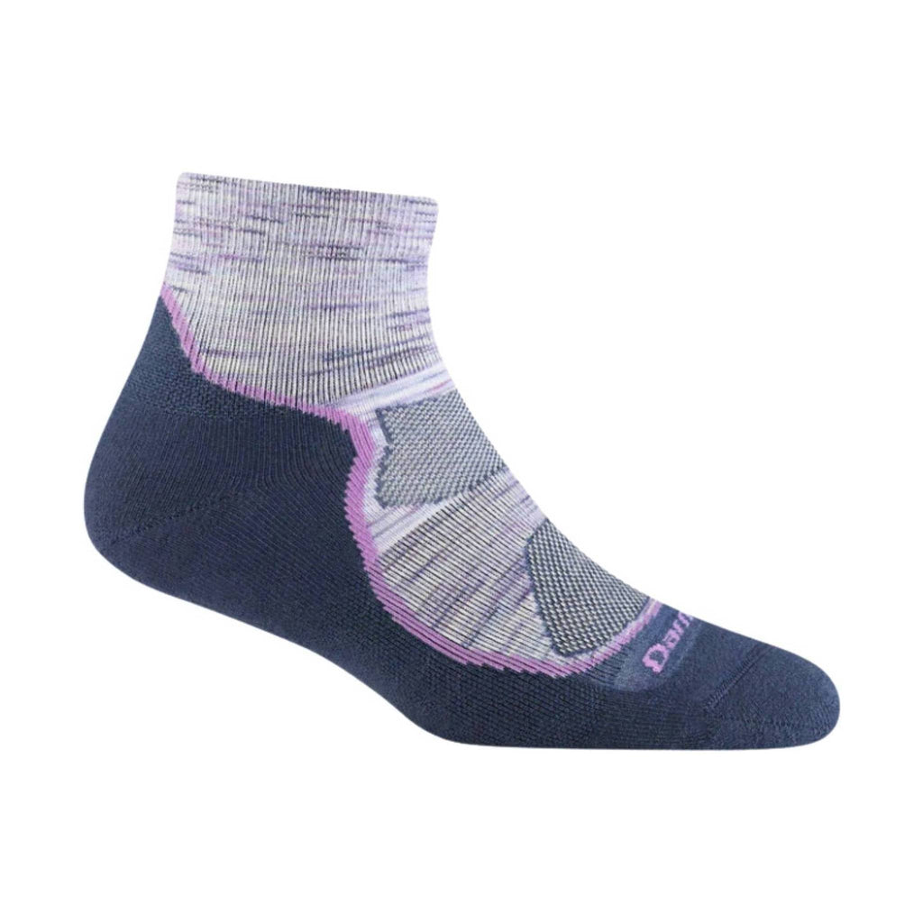 Darn Tough Vermont Women's Light Hiker Quarter Lightweight Hiking Sock - Cosmic Purple - Lenny's Shoe & Apparel
