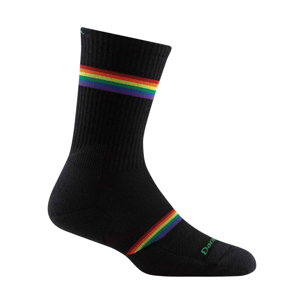 Darn Tough Vermont Women's Prism Crew Light weight With Cushion Sock - Black - Lenny's Shoe & Apparel