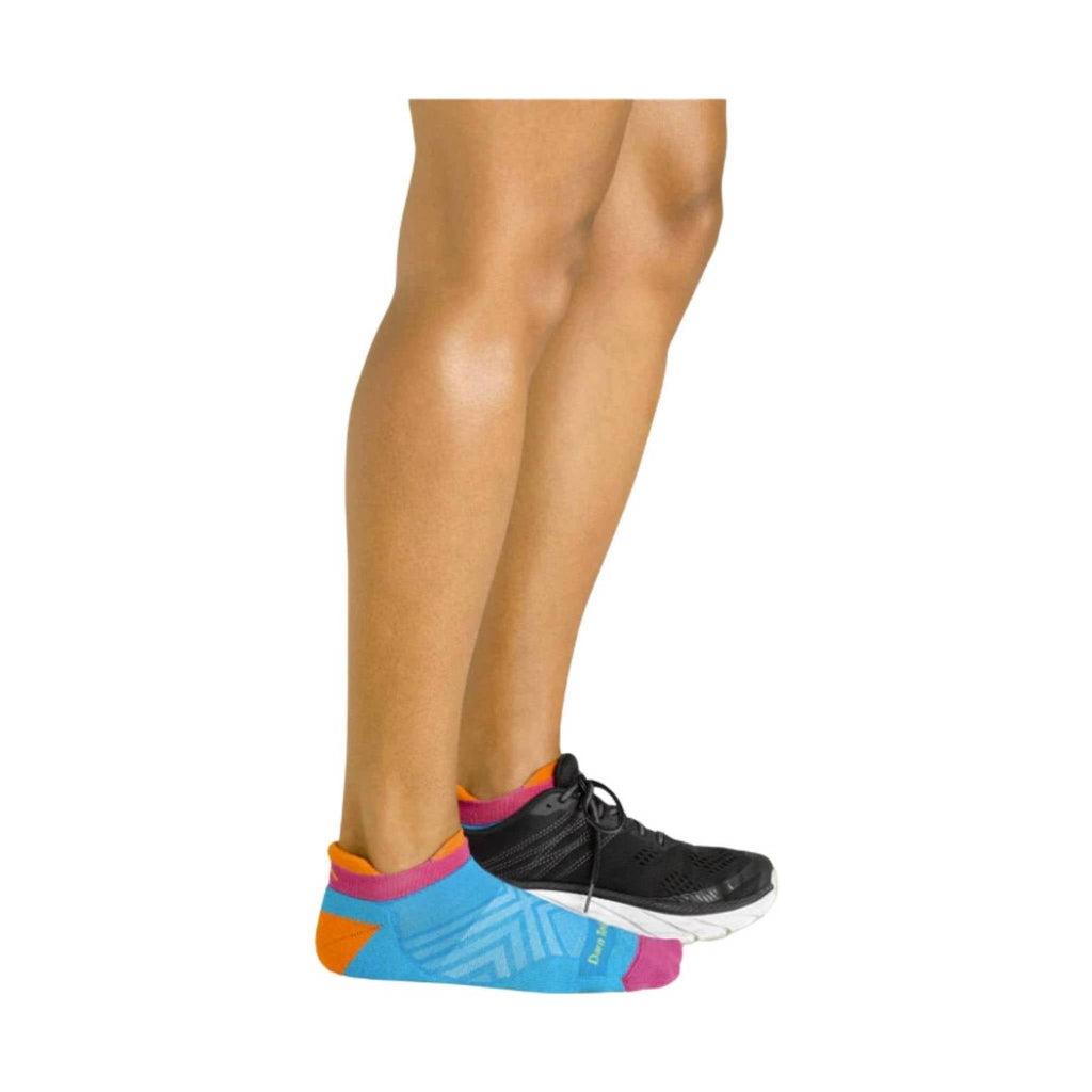 Darn Tough Vermont Women's Run No Show Tab Ultra Lightweight Sock - Ocean - Lenny's Shoe & Apparel