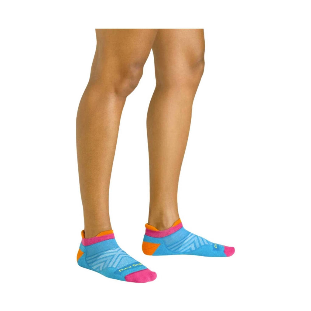 Darn Tough Vermont Women's Run No Show Tab Ultra Lightweight Sock - Ocean - Lenny's Shoe & Apparel