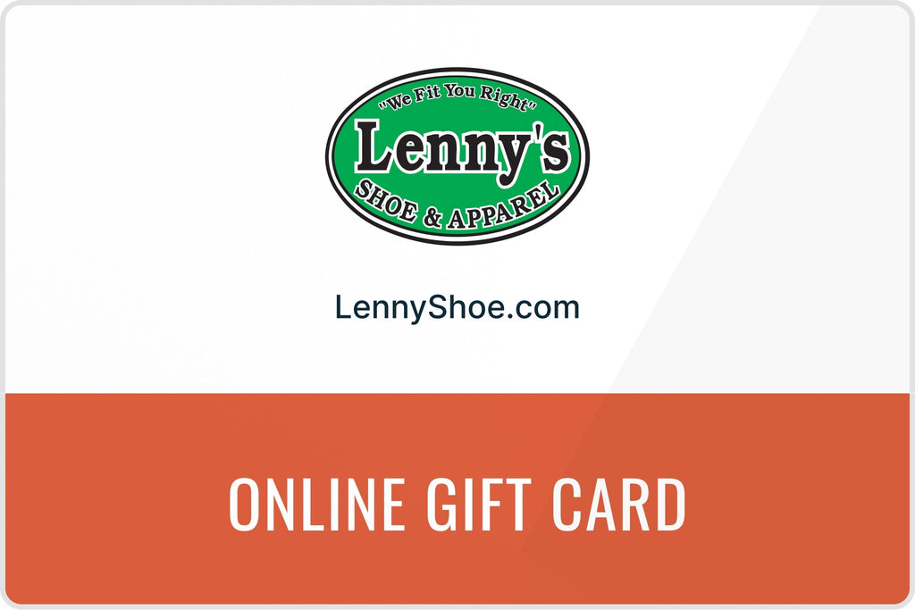 Digital Gift Card - Redeemable Online Only - Lenny's Shoe & Apparel