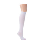 Dr. Motion Compression Sock Solid Microfiber Nylon - White - Lenny's Shoe & Apparel