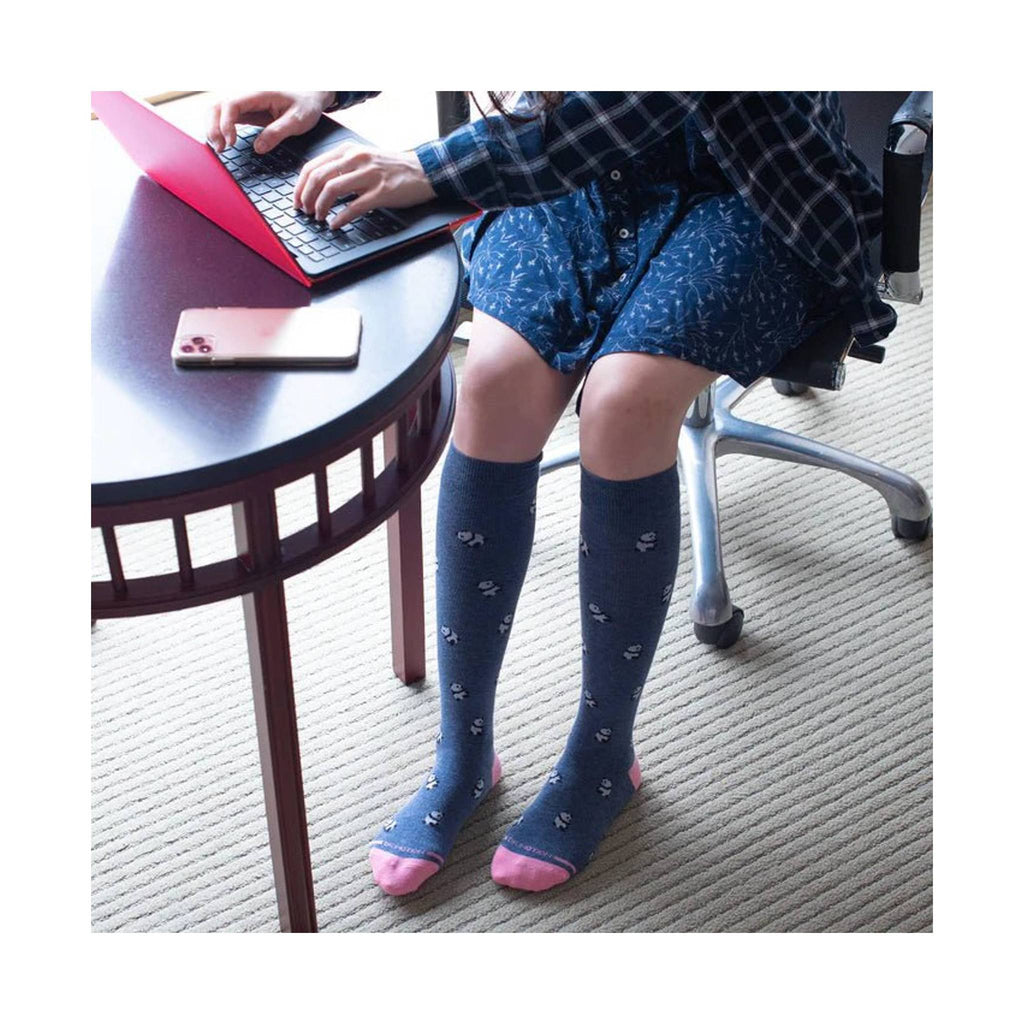 Dr. Motion Women's Compression Sock - Panda - Lenny's Shoe & Apparel