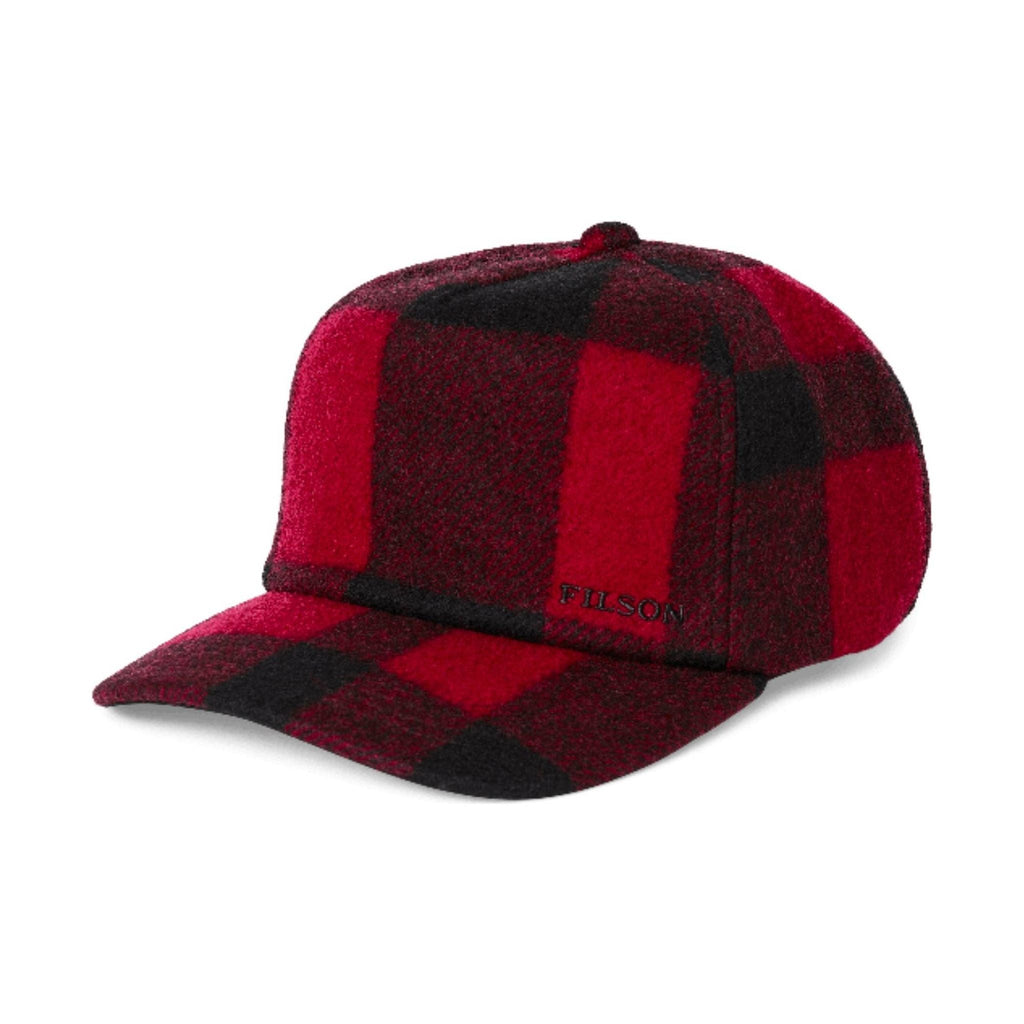 Filson Mackinaw Wool Forester Cap - Red/Black - Lenny's Shoe & Apparel
