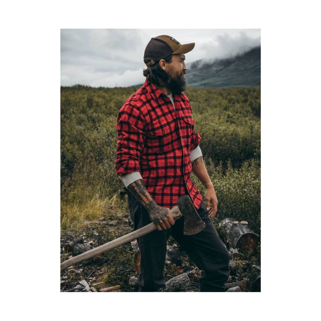 Filson Men's Alaskan Guide Shirt - Red/ Black - Lenny's Shoe & Apparel