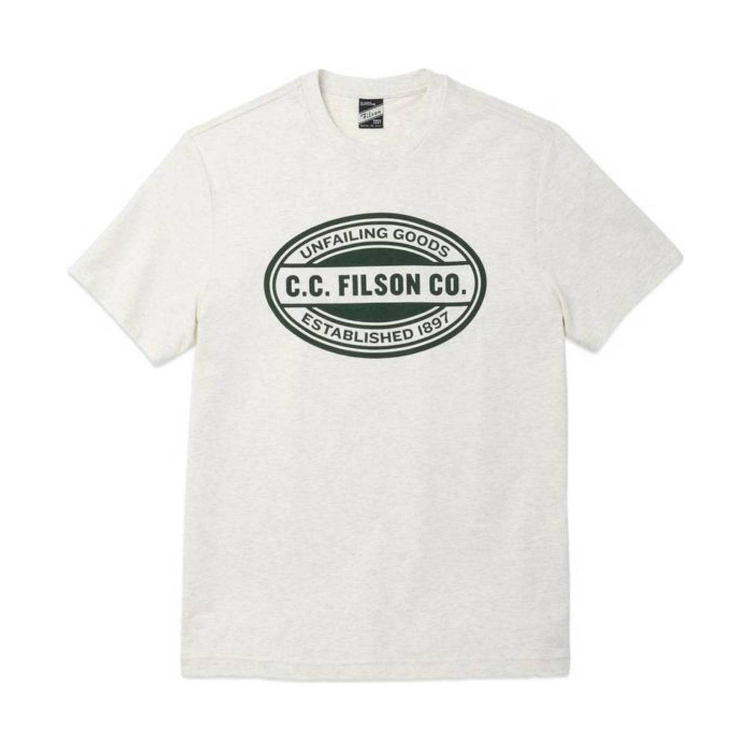 Filson Men's Buckshot T-Shirt - White - Lenny's Shoe & Apparel