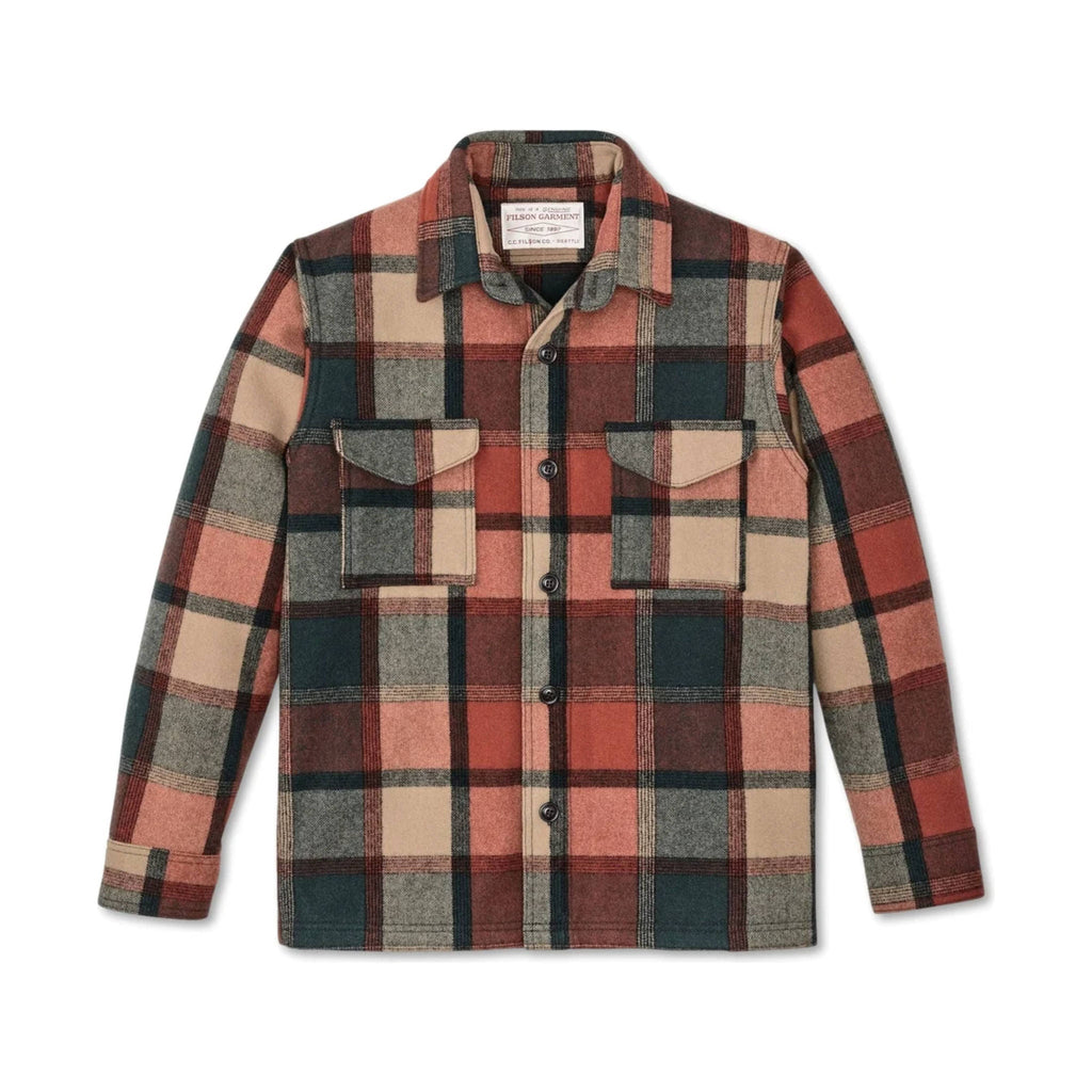 Filson Men's Seattle Wool Jac Shirt - Amber Spruce - Lenny's Shoe & Apparel