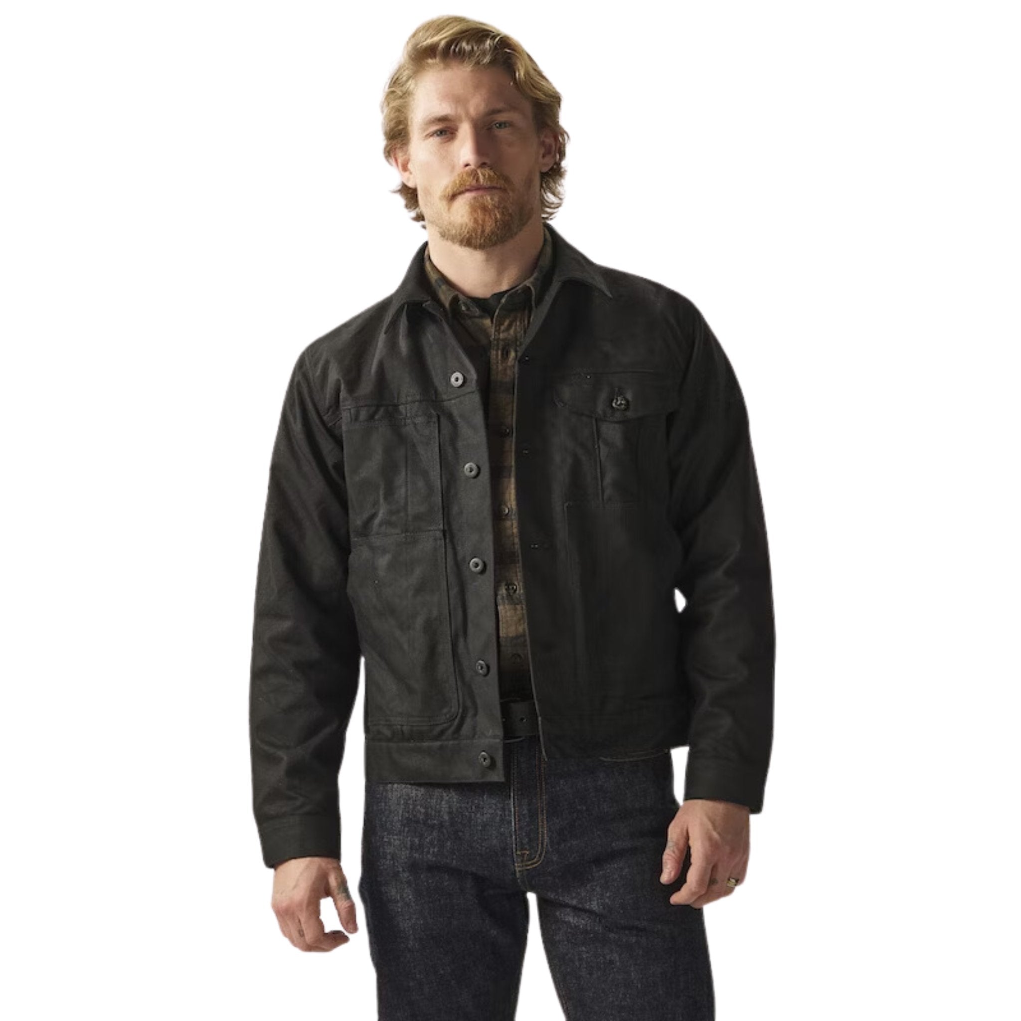 Filson Men's Short Lined Cruiser Jacket Black